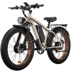 ZEEGR F1 Dual Motor 2000W E-Bike - 48V 26" Fat Tire Electric Bike Full Suspension, CE Certified Perfect for Snow Beach Winter