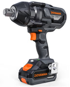 DOVAMAN 20V Brushless Impact Wrench, 3/4" Cordless Impact Gun 2200Nm, 5 Modes, 4.0Ah Battery for Lug Nuts & Trucks