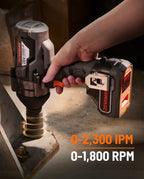 DOVAMAN 20V Brushless Impact Wrench, 3/4" Cordless Impact Gun 2200Nm, 5 Modes, 4.0Ah Battery for Lug Nuts & Trucks