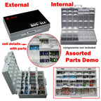 4pcs AideTek BOX-ALL-48 Compartment Empty Organizer Craft Beads Storage Enclosure SMD SMT Surface Mount Plastic Toolbox