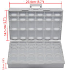 4pcs AideTek BOX-ALL-48 Compartment Empty Organizer Craft Beads Storage Enclosure SMD SMT Surface Mount Plastic Toolbox