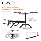 Multifunctional Leverage Gym Machine for Full-Body Strength Training