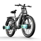 Shengmilo S600 Electric Bike Dual Motor2000W  48V17.5AH Battery 26 Inch e bike Fat tire Ebike Men's Mountain Electric Bicycle