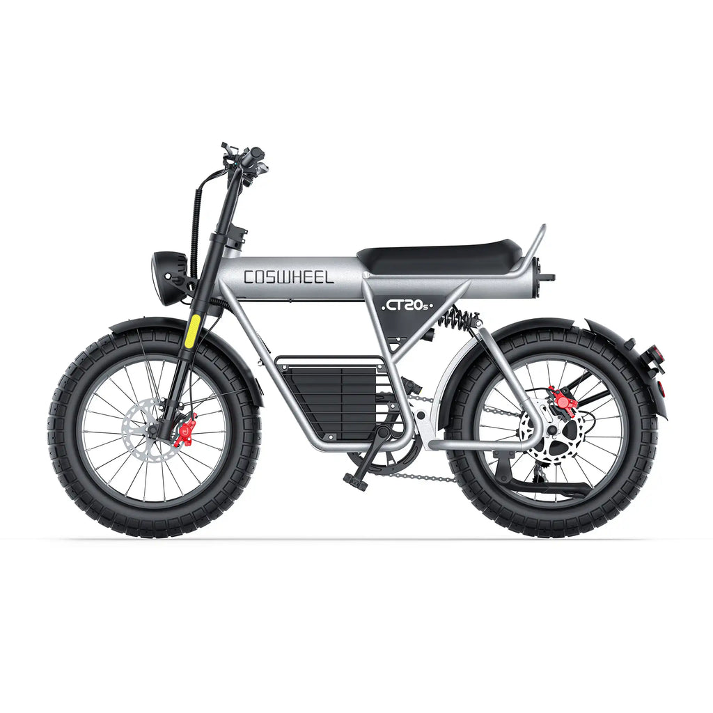Coswheel GT20S adult E-bike 1500W 48V27.5Ah battery commute Electric Bike,20-inch Fat Tire E-Mountain bike
