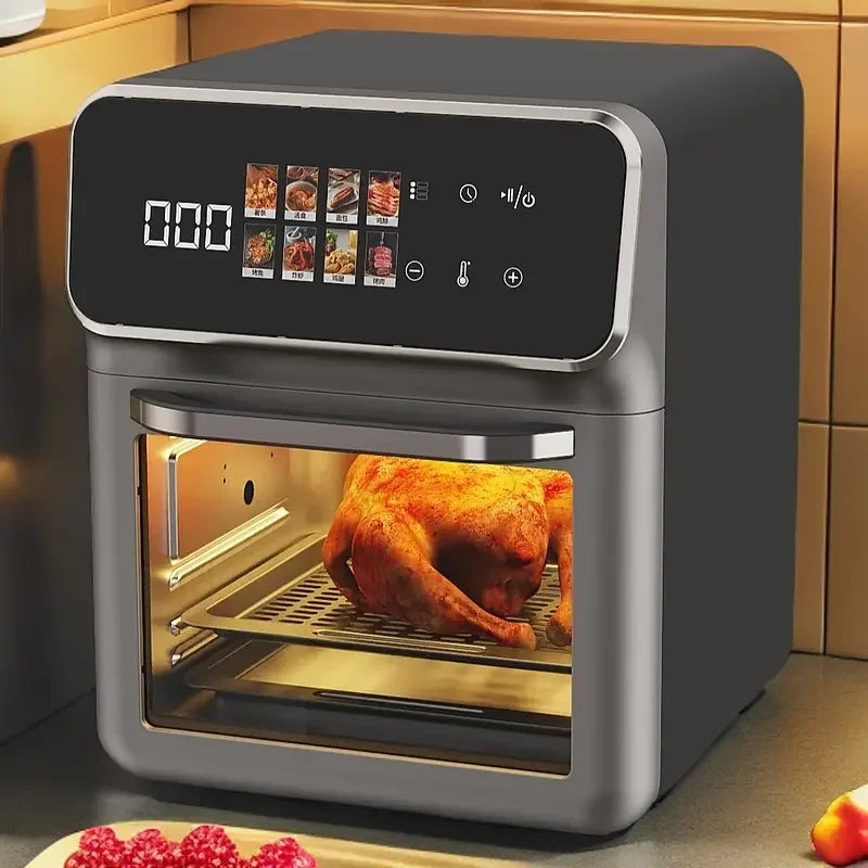 220V Amoi 15L Air Fryer Large Capacity No Oil Smart Auto Non Flip Airfryer Upgrade Version DDD