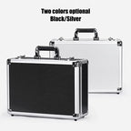 Portable Toolbox Aluminum Suitcase With Lock Electric Tool Box With Sponge Hard Case Flight Case Household Equipment Storage