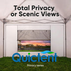 10x20 Pop Up Canopy Tent with Sidewalls Wheeled Bag Easy Setup Outdoor Party Camping Customized