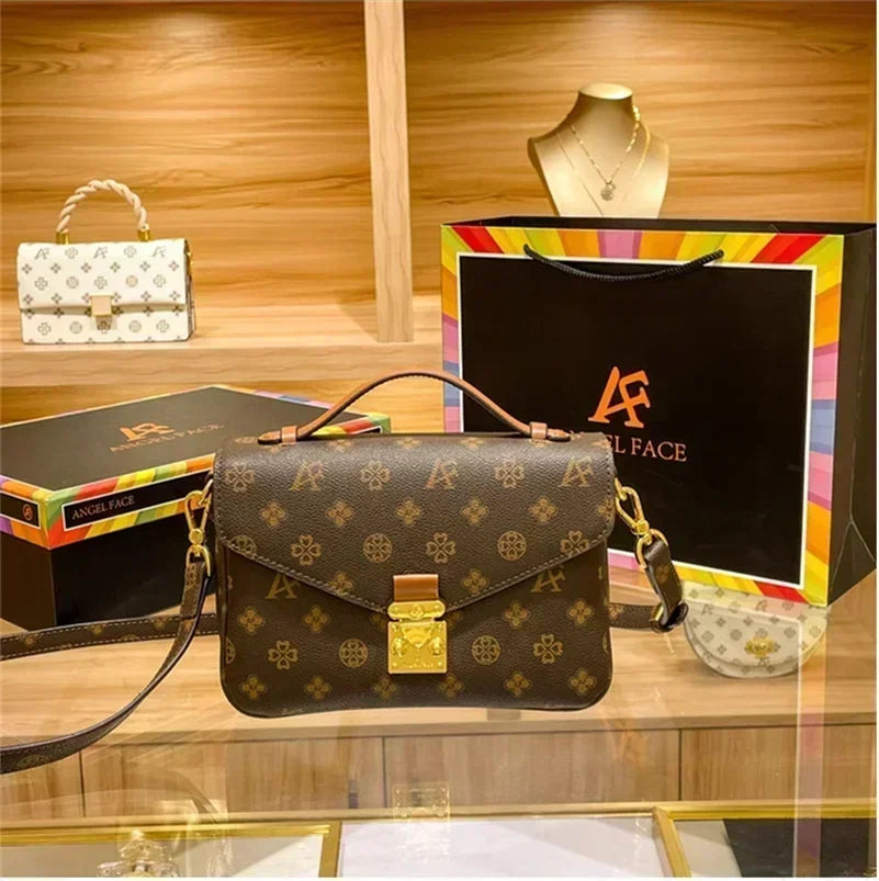 Designer Handbags Shoulder Bag Tote monogram Printing Flowers luxury Shopping Bag Leather Messenger Crossbody Bag BL12