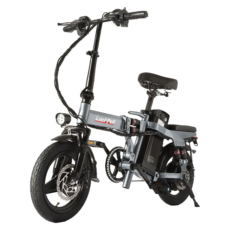 Foldable Ebike for Adults, 2000W/1000W, 40/28MPH, 52V 25Ah, 48V 15Ah, 60-80 Miles Range 14" Commuter Adult Electric Bicycle