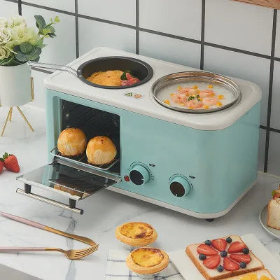 Multifunction Sandwich Makers Mini Bread Toaster Baking Ovens Fry Pan Electric 3 in 1 Breakfast Makers for Household