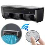 Wall-Mounted Air Cooling Fan Adjustable Wind 3 Speeds Table Fan Rechargeable Fan Remote Control for Home Kitchen Bedroom Office