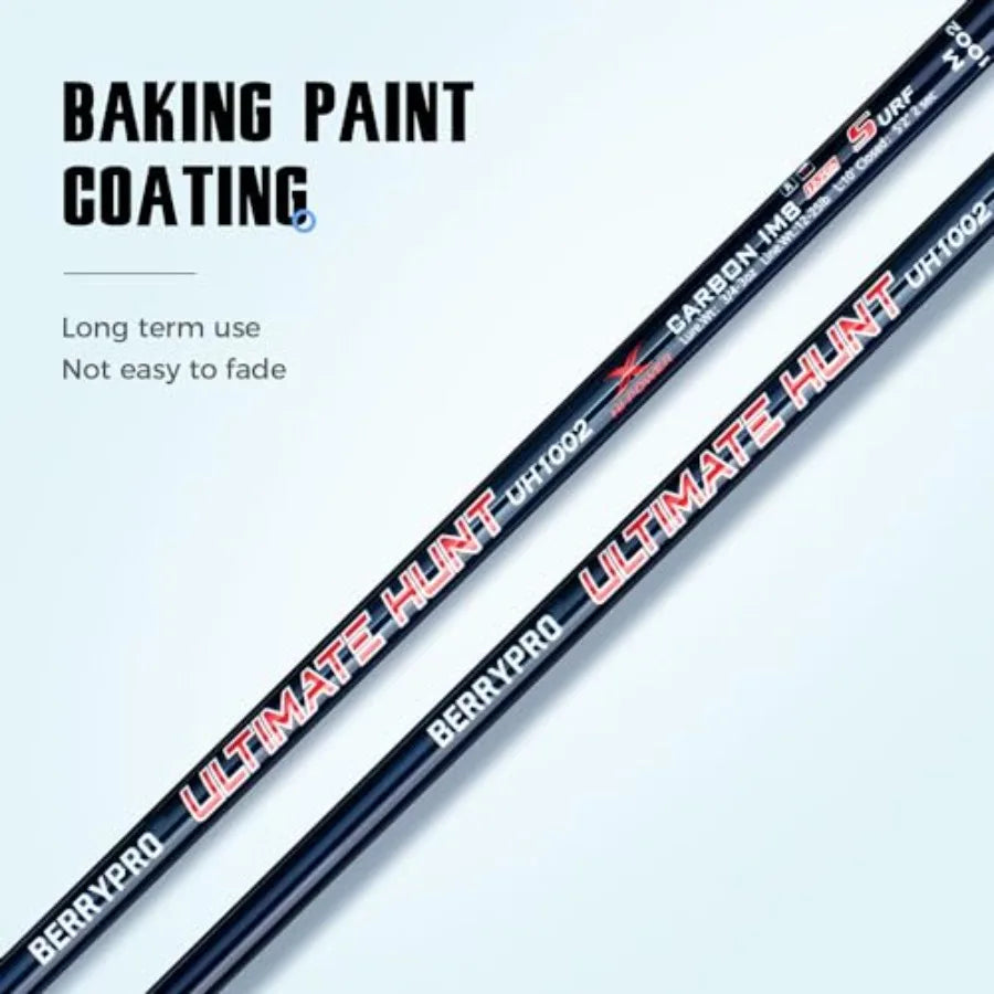 Surf Spinning Rod Full Carbon Surf Fishing Rod with Fuji Guide for Beach and Pier Fishing LongRange Casting Performanc