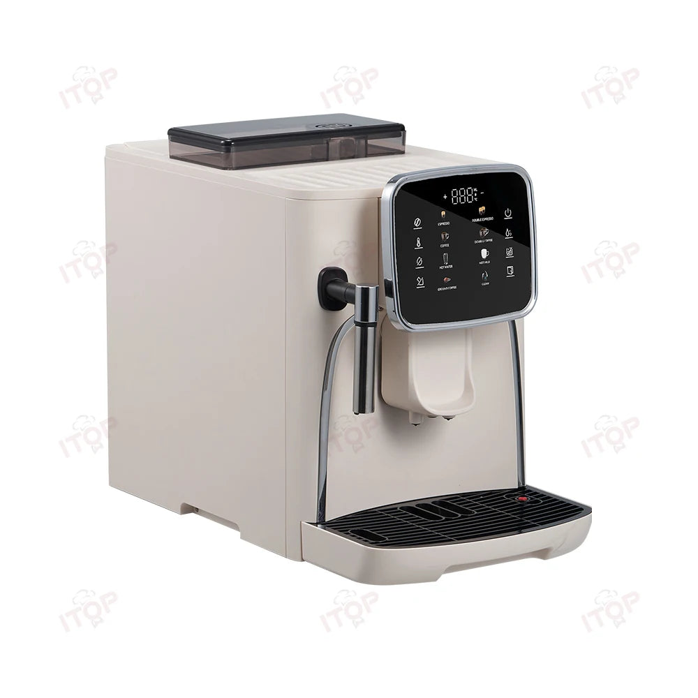 ITOP ACM7U Automatic Coffee Machine 3 in 1 Espresso Brewing, Bean Grinder and Milk Foaming Household Coffee Maker 110V 220V