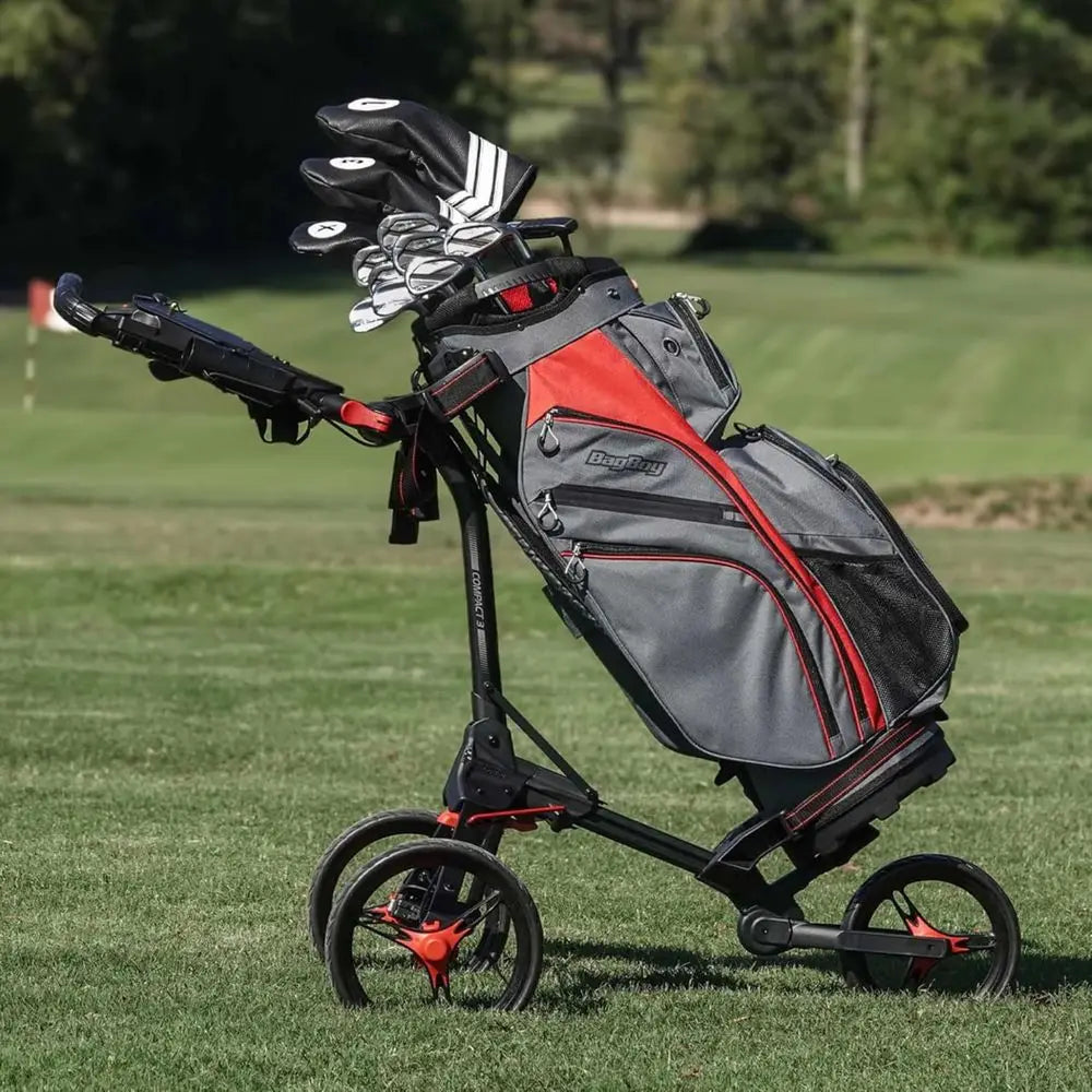 Compact 3 Wheel Golf Push Cart