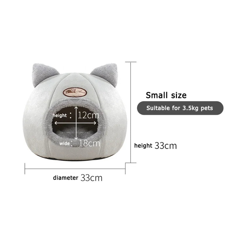 Bed Cats Winter Warm And Cold Proof Pet Home Nest Cat Accessories Cat Cave Bed Cat House Pet Supplies