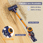 New LED Cordless Upright Vacuum Cleaner, 35Kpa Ultra Lightweight Stick Vacuum for Carpet, Hard Floor, Car, Pet Hair