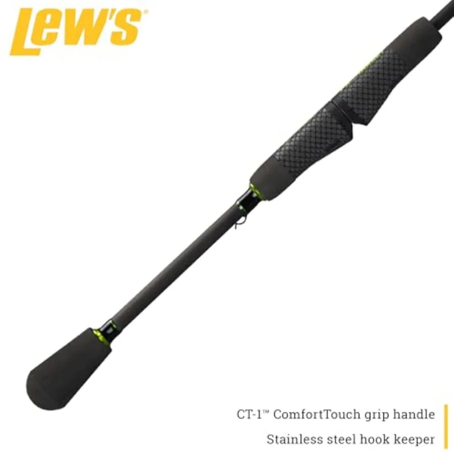 Wally Marshall Pro Target Series Spinning Fishing Rod IM8 Graphite Blank with Winn DriTac Split Grip Handle for Precision Casti