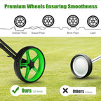 Folding Golf Push Cart with Swivel Front Wheel 3 Wheel Adjustable Golf Pull Cart for Easy Transportation and Compact Storage Id