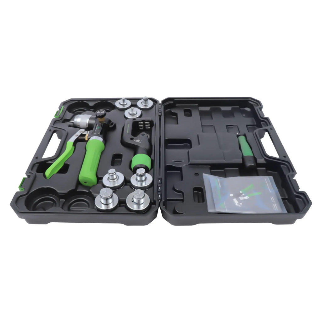 Hydraulic HVAC Swaging Tool Kit for Copper Tube Expanding, with Deburring Tool & Cutter, Durable & Easy to Use