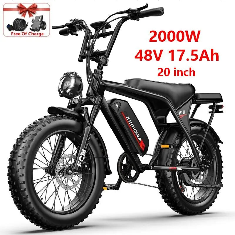 Hot 20 26 Inch Adult Electric Bicycle,1000w 2000w 30-50mph 48v Removable Battery Free Local Shipping,for Cycling Electric Bike