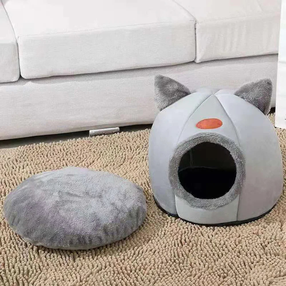 Bed Cats Winter Warm And Cold Proof Pet Home Nest Cat Accessories Cat Cave Bed Cat House Pet Supplies