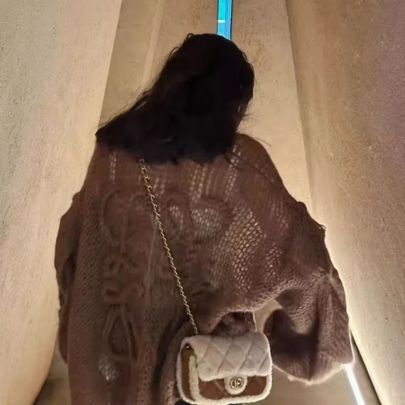 teddy bear square fat lamb plush mini rhombus shoulder chain mouth cover bag for women BC7-2