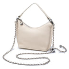 Small Crossbody Bags Purse for Women Detachable Chain Strap Messenger Bag Trendy Leather Dumpling Shape Lightweight Mini Handbag