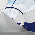 8-Person Weatherproof Camping Tent with 5 Mesh Windows, Double Layer, Divided Rooms, Portable and Easy to Carry