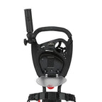 Golf Quad 4-Wheel Folding Golf Pull/Push Cart Black/Red