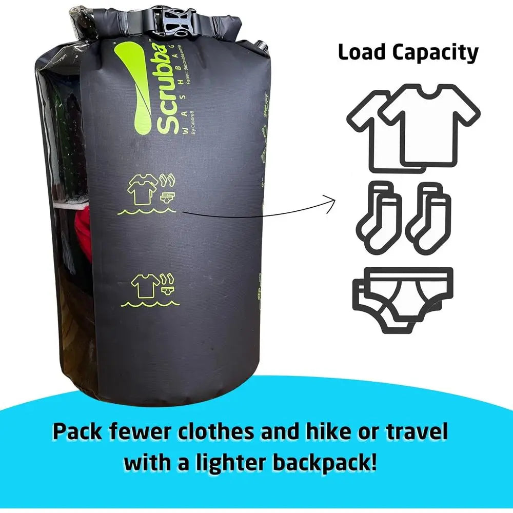 Portable Washing Machine - Lightweight Manual for Travel, Camping, Laundry, Baby Clothes - 5.3 oz.