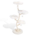 70.07 Inch Flower Cat Scratching Activity Tree for Indoor Kittens with Platform Bed Sisal-Covered Scratching Posts & Toy Balls