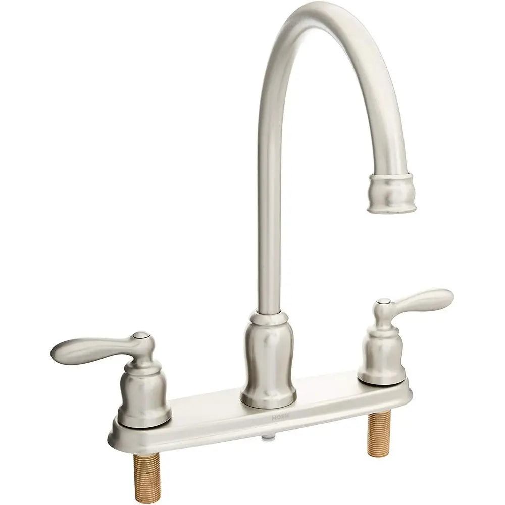CA87060SRS High-Arc Kitchen Faucet with Side Spray from the Caldwell Collection, Spot Resist Stainless