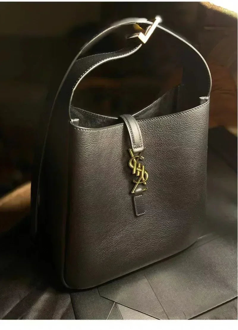 Designer Bag Shiny Leather Bucket Bag Shoulder Bags Women Bags Crossbody Tote 2-in-1 Mini Purse High Quality Luxurys BY7