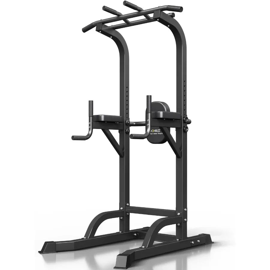 Power Tower Pull Up Bar and Dip Station Multi-Function Home Gym Strength Training Fitness Equipment Height Adjustable