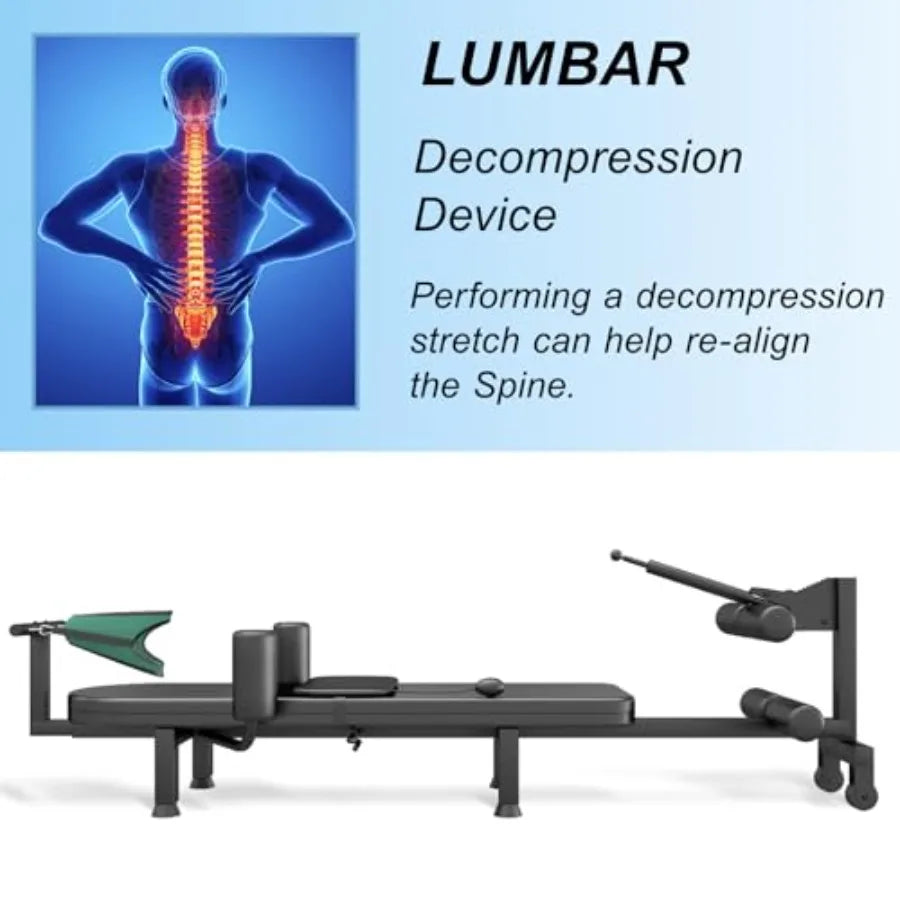 Fitness Full Body Traction Bed Massage Cervical Lumbar Traction Table with Stretch Decompression Machine for Tension Relief in