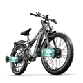 Shengmilo S600 Adults Electric Bike 2000w Dual Motor Electric Dirt Bike 48V 17.5AH Battery 26 inch Fat Tire Bicycle Electric