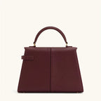 PEI Women's Handbag Elise Designer Fashion 2025 New Burgundy Handbag Large Square Crossbody Bag High-end Women's Bag