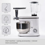 220V 8L Capacity Dough Mixer, Automatic Mixing and Kneading, Household Cream Beater, All-In-One Kitchen Assistant A
