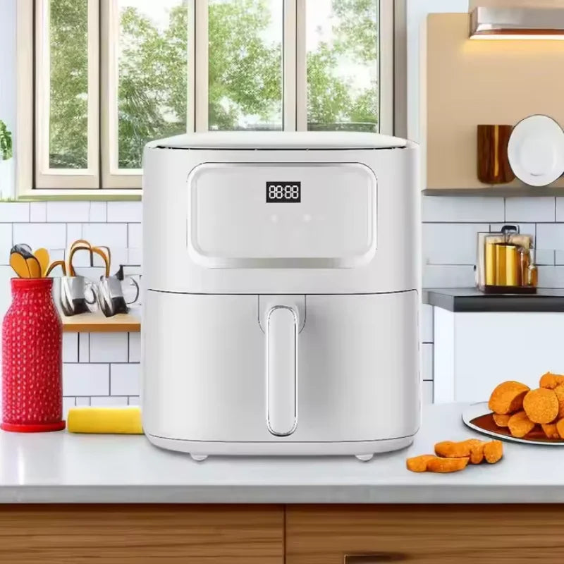 2025 New 7L Digital LED Display Home and Commercial Air Fryer Smart Oil-free Home Cooking Fryer