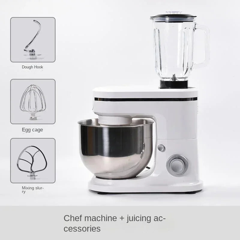 220V 8L Capacity Dough Mixer, Automatic Mixing and Kneading, Household Cream Beater, All-In-One Kitchen Assistant A