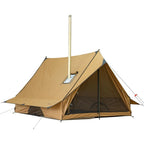 Camping Hot Tent Cabin Tent, Chalet 70 Series Portable Wall Tents with Stove Jack and Two Poles for 2-3 Person Hiking
