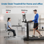 DeerRun 2025 Upgrade Walking Pad - Raceable Smart Under Desk Treadmill with Rewards Program Quick Setup 2.5HP APP/Remote Contro