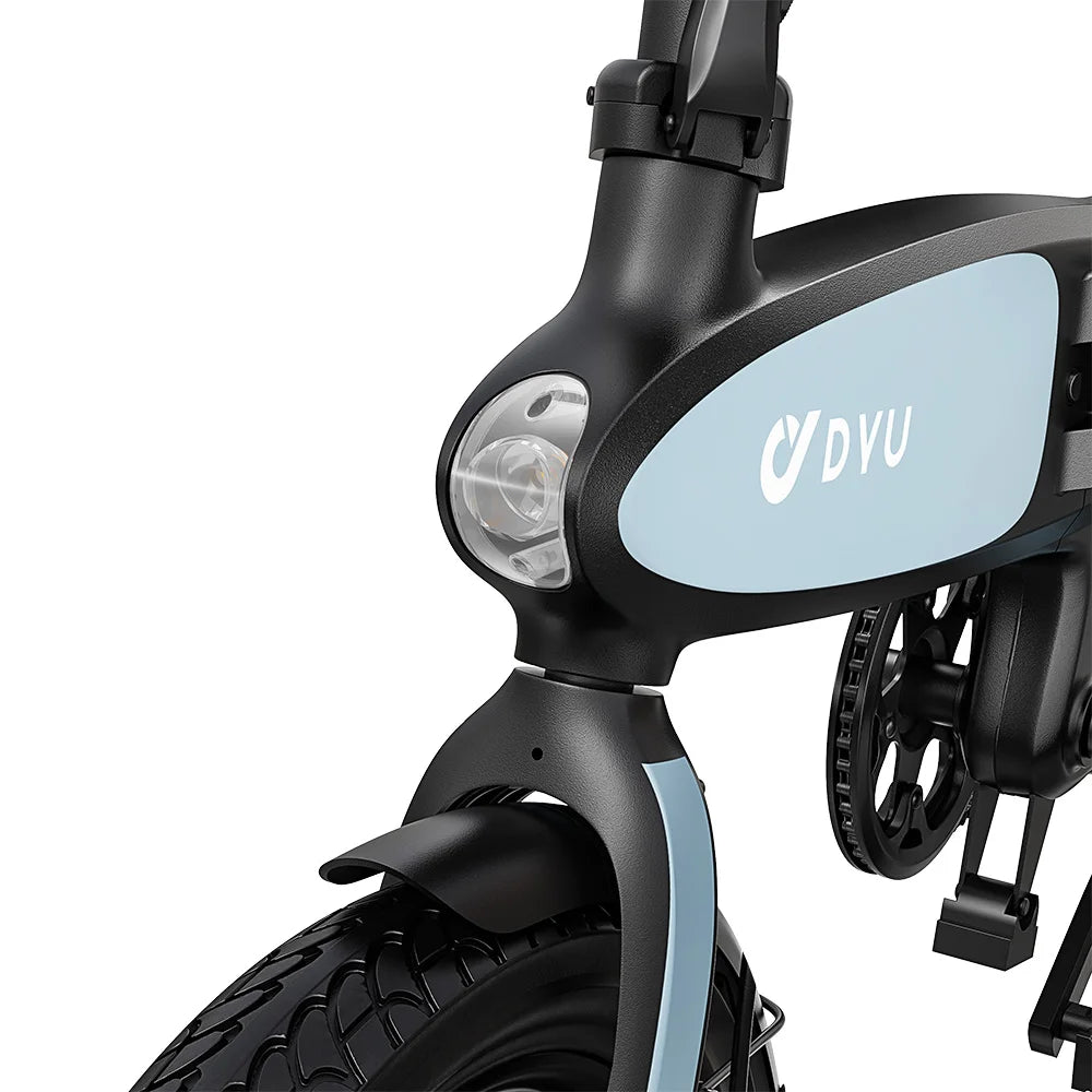 DYU C2 Adult Electric Bicycle, 250W city ebike, 48V 7.5AH E-bike, 16  Tire Foldable Electric Bike