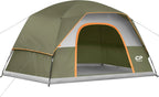 Tents for Camping 6 Person Tent Waterproof Windproof Double Layer Family Camping Tent,Easy Setup Dome Tent withLarge MeshWindows
