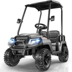 LIGIANT 24V 4-Seater Ride On Golf Cart for Big Kids, 4WD, 264 Lbs Load, Remote, Music, Suspension, Christmas Gift for Kids