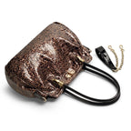 designer bag luxury woman genuine leather bag woman Leopard print ladies handbags Large Capacity soft leather shoulder bag