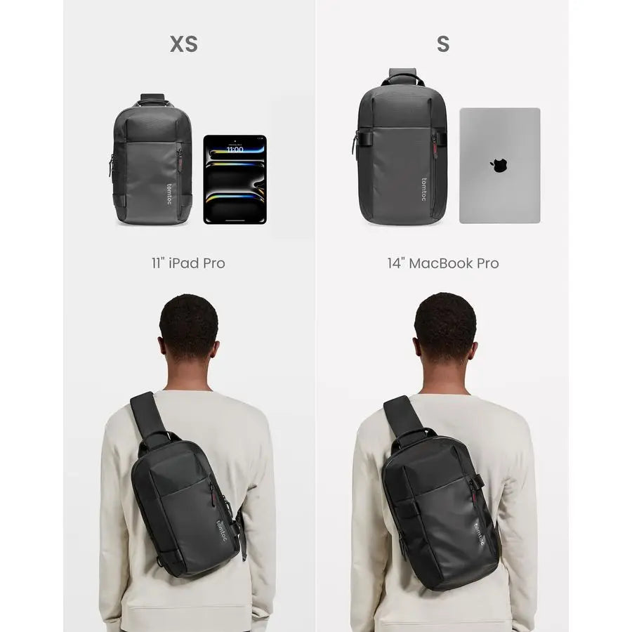 7L Sling Backpack Crossbody Bag for Men Women, EDC Daypack Chest Shoulder bag for 14inch MacBook Pro M5, 13 MacBook Air Pro, 13