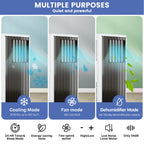 Portable Air Conditioners 8000 BTU Portable AC for Room up to 350 Sq. Ft, 3 in 1 AC Unit with 24H Timer, Smart Sleep Mode