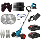 Electric Weed Wacker Battery Powered Grass Trimmer 3 in 1 Weed Trimmer Lawn Edger Brush Cutter for Lawn Garden Pruning Trimming