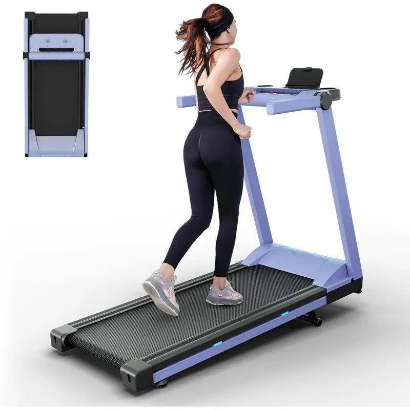 3.5 HP Treadmill for Home with Incline Folding Treadmills Quiet Foldable Running Machine with APP